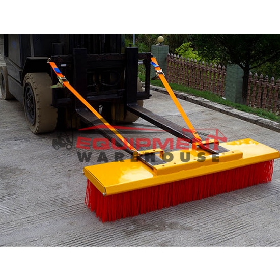 Picture of Forklift Broom 1200mm 8 x Bristle Rows Heavy Duty with Stands