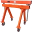 Picture of Heavy Duty Trestle Rated 2000kg 1200mm Adjustable to 1700mm Height with Castors
