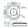 Picture of Heavy Duty Galvanised Bollard 1200mm x 165mm