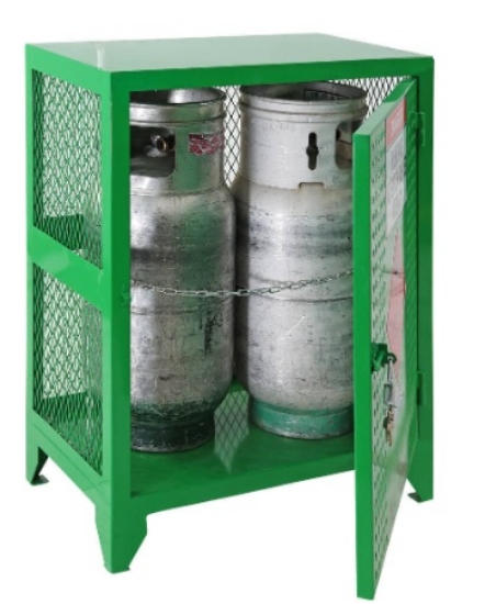 Gas Cylinder Storage cage for 2 x Forklift Cylinders