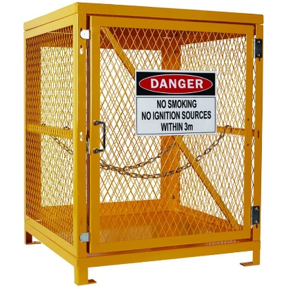 LPG Gas Storage cage for 4 x Forklift Cylinders