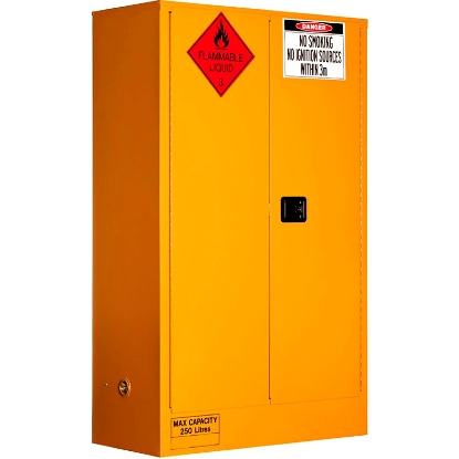 Picture of 250L Flammable Goods Cabinet - 2 Door 3 Shelf