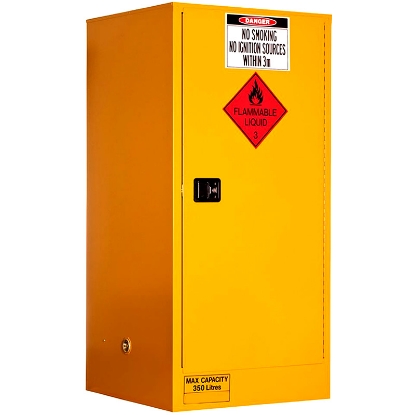 Picture of 350L Flammable Goods Cabinet - 1 Door 3 Shelf