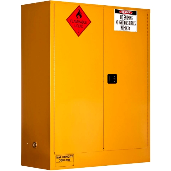 Picture of 350L Flammable Goods Cabinet - 2 Door 3 Shelf